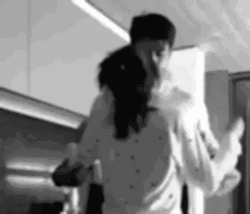 Couple Cuddle Kitchen Hug GIF