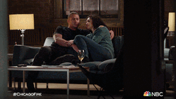 Couple Cuddle One Chicago GIF