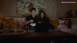 Couple Date Night Watching TV GIF