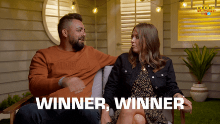 Couple Feels Winner Winner Chicken Dinner GIF