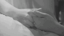 Couple Hold Hands Cuddling