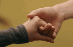Couple Hold Hands Warm Love
