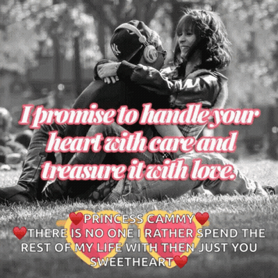 Couple Hugging Black White I Promise Your Heart GIF