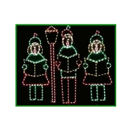 Couple Ice Skating In Darkness Sticker