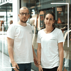 Couple In White Too Bad GIF
