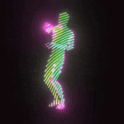 Couple Kissing In Front Of IQYI Sign GIF