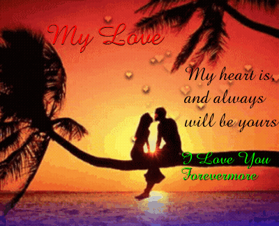 Couple Kissing On Hammock My Love GIF