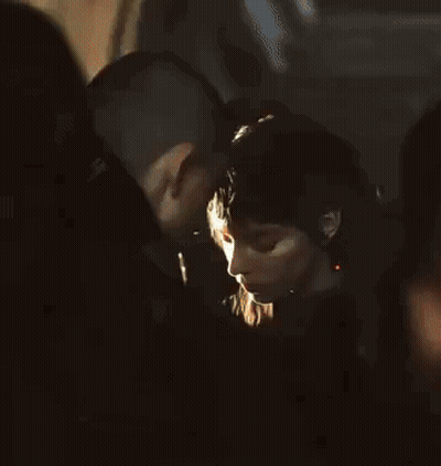 Couple Of Aliens Holding Hands In Field GIF