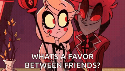 Couple Of Cartoon Characters Standing Together GIF