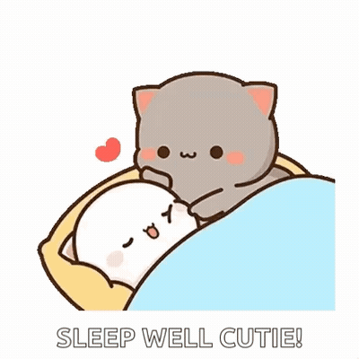 Couple Of Cats Sleeping Sleep Well Cutie GIF
