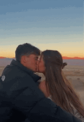 Couple On Beach Kiss Kiss GIF
