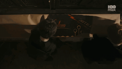 Couple Reading Swift As A Bee Sign GIF