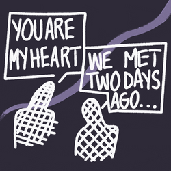 Couple's Heart Break Conversation GIF