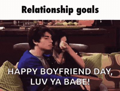Couple Sitting On Couch Relationship Goals GIF