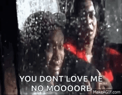 Couple Standing Next To Each Other In Car GIF