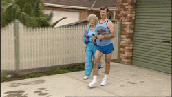 Couple Walking Fast Determined Stride GIF