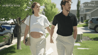 Couple Walking Hand In Hand The Secret Lives Of Mormon Wives GIF