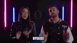 Couples Waving Byeeee GIF