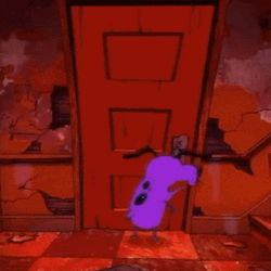 Courage Door Opening Guy Talking GIF