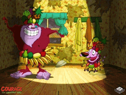 Courage The Cowardly Dog Dancing GIF