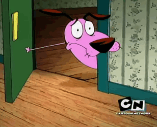 Courage The Cowardly Dog Door Sneak Peak GIF