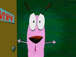 Courage The Cowardly Dog Funny Multiple Hands GIF