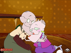 Courage The Cowardly Dog Mother's Love GIF