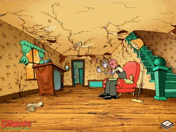 Courage The Cowardly Dog Running GIF