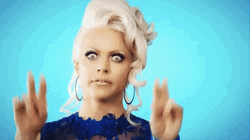 Courtney Act Air Quotes GIF