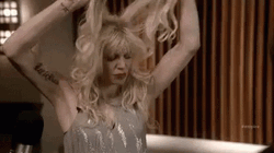 Courtney Love Pulling Hair Out GIF