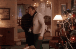 Cousin Eddie Breaking Decorations GIF
