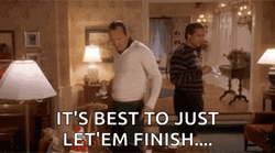 Cousin Eddie Let Them Finish GIF