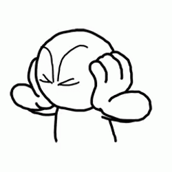 Covering Ears Shaking Head Not Listening GIF