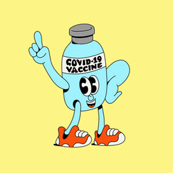 Covid Vaccine Dancing Let's Get Vaccinated GIF