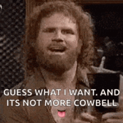 Cowbell Will Ferrell GIF