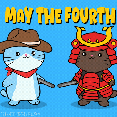 Cowboy And Samurai May The Fourth GIF