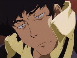 Cowboy Bebop Spike Spiegel Looking Annoyed GIF
