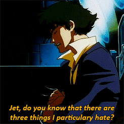 Cowboy Bebop Spike Spiegel Speaking GIF