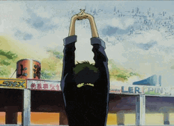 Cowboy Bebop Spike Spiegel Stretching His Arms GIF