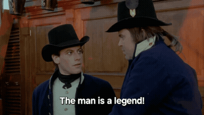 Cowboy Hat Man Called A Legend GIF