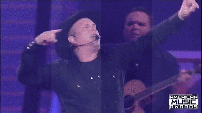 Cowboy Hat Man Flipping Off AMAs GIF