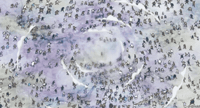 Cowboy Hat Man In Denim Shirt With Texas Pie Plate GIF
