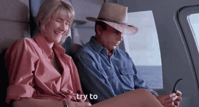 Cowboy Hat Man Next To Pink Shirt Woman Try To GIF