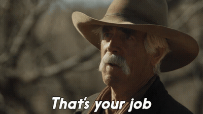 Cowboy Hat Man Says That's Your Job GIF