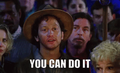 Cowboy Hat Man Says You Can Do It GIF