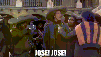 Cowboy Hat Man Shouting Jose Jose GIF