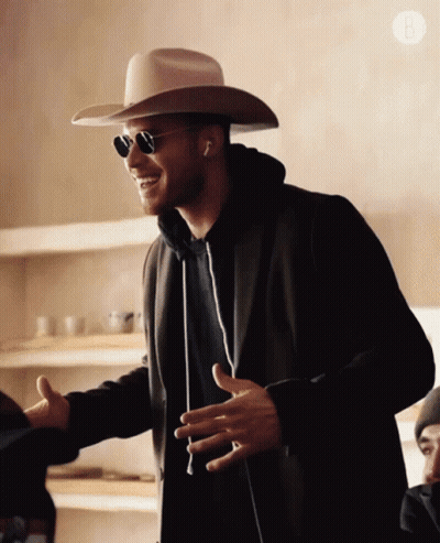 Cowboy Hat Man Smiling Thumbs Up GIF