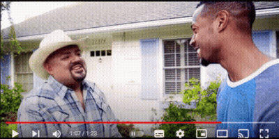 Cowboy Hat Man Talking To Another Man GIF