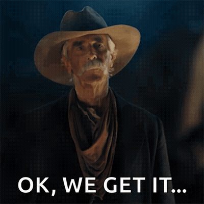 Cowboy Hat Saying Ok We Get It GIF