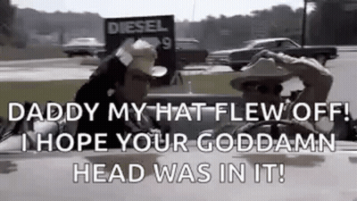 Cowboy Hats Sitting In Car Talking GIF